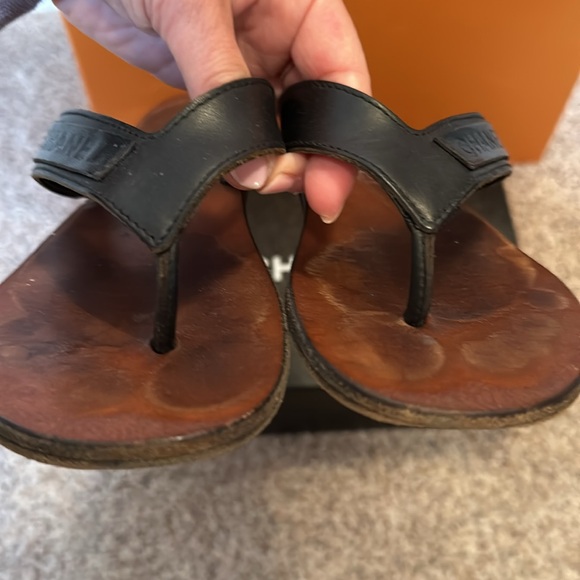 Chanel (Authentic) Leather Sandals - Picture 9 of 10